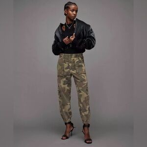 ALLSAINTS Frieda Camo Army Cargo Green Jogger Pants 2 All Saints XS / S